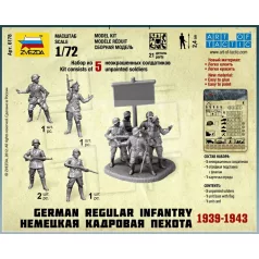Zvezda German Regular Infantry /1939-43/ makett 1:72 (6178Z)