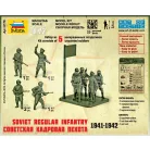 Zvezda Soviet Regular Infantry /1941-42/ makett 1:72 (6179Z)