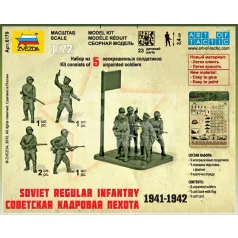 Zvezda Soviet Regular Infantry /1941-42/ makett 1:72 (6179Z)