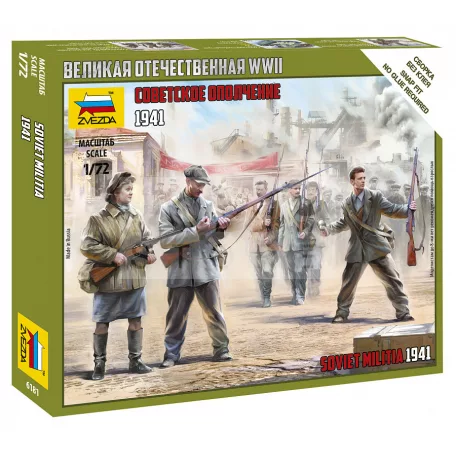 Zvezda Soviet Militia 1941 makett 1:72 (6181Z)