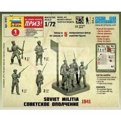 Zvezda Soviet Militia 1941 makett 1:72 (6181Z)