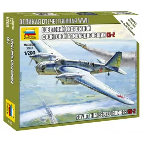 Zvezda Soviet Bomber SB-2 makett 1:200 (6185Z)