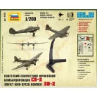 Zvezda Soviet Bomber SB-2 makett 1:200 (6185Z)