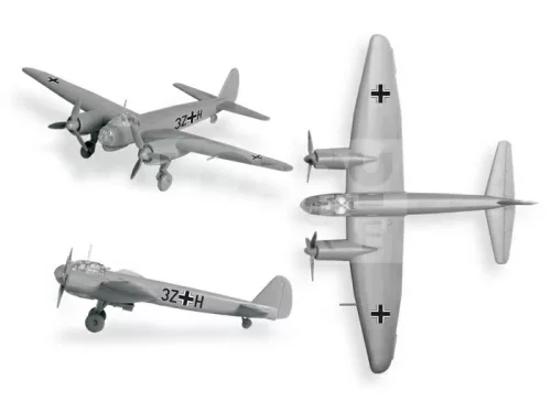 Zvezda Ju-88 A4 makett 1:200 (6186Z)
