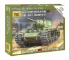 Zvezda KV-1 with F-32 Gun makett 1:100 (6190Z)