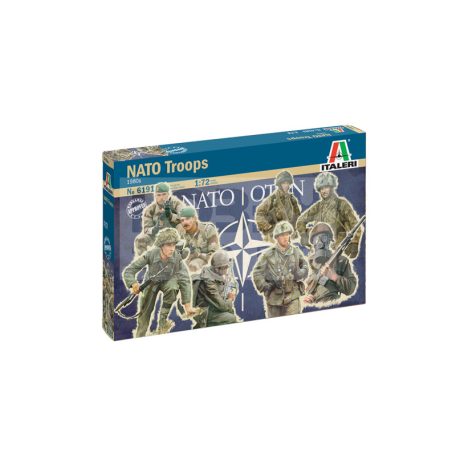 Italeri NATO TROOPS 1980s 1:72 figura makett 6191IT