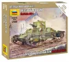 Zvezda British Light Tank 'Matilda' MK1 makett 1:100 (6191Z)