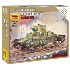   Zvezda British Light Tank 'Matilda' MK1 makett 1:100 (6191Z)