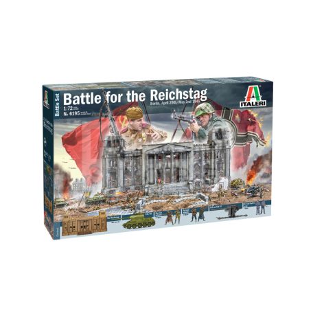 Italeri Battle for the Reichstag 1945 - BATTLE SET 1:72 figura makett 6195IT