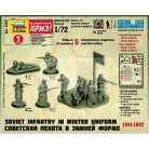 Zvezda Soviet Infantry Winter uniform makett 1:72 (6197Z)