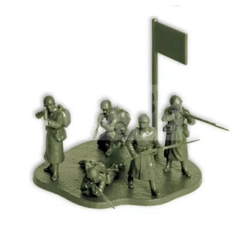 Zvezda Soviet Infantry Winter uniform makett 1:72 (6197Z)