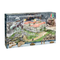   Italeri Montecassino Abbey 1944 Breaking the Gustav Line - BATTLE SET 1:72 figura makett 6198IT