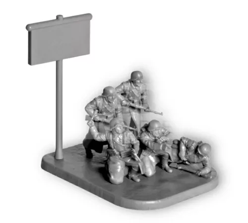 Zvezda German Infantry - Winter uniform makett 1:72 (6198Z)