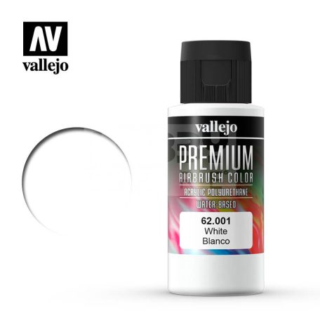 Vallejo Premium RC Colors White akrilfesték (60 ml) 62001V