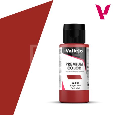 Vallejo Premium RC Colors Bright Red akrilfesték (60 ml) 62005V