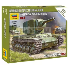 Zvezda Soviet Tank KV-2 makett 1:100 (6202Z)