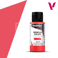   Vallejo Premium RC Colors Scarlet Fluo akrilfesték (60 ml) 62034V