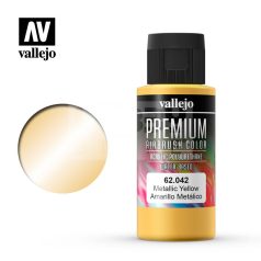   Vallejo Premium RC Colors Metallic Yellow akrilfesték (60 ml) 62042V
