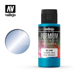   Vallejo Premium RC Colors Metallic Blue akrilfesték (60 ml) 62046V
