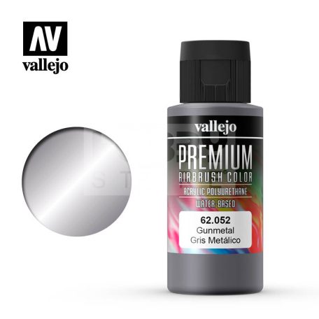 Vallejo Premium RC Colors Gunmetal akrilfesték (60 ml) 62052V