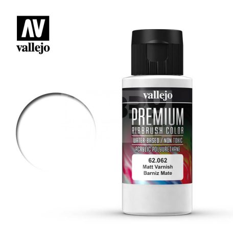 Vallejo Premium RC Colors Matt Varnish matt lakk (60 ml) 62062V