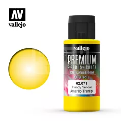   Vallejo Premium RC Colors Candy Yellow akrilfesték (60 ml) 62071V