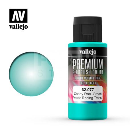 Vallejo Premium RC Colors Candy Racing Green akrilfesték (60 ml) 62077V