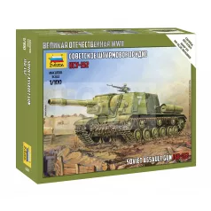   Zvezda Soviet Self-Propelled Gun ISU-152 makett 1:100 (6207Z)