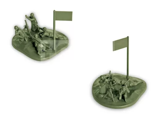 Zvezda Soviet 82 mm Mortar w/Crew makett 1:72 (6208Z)