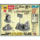 Zvezda German 80 mm Mortar w/Crew makett 1:72 (6209Z)