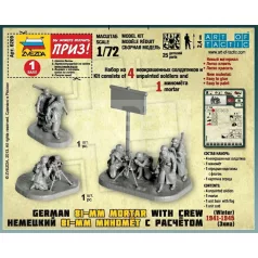 Zvezda German 80 mm Mortar w/Crew makett 1:72 (6209Z)