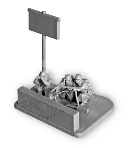 Zvezda German Machine-gun w/Crew makett 1:72 (6210Z)