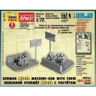 Zvezda German Machine-gun w/Crew makett 1:72 (6210Z)