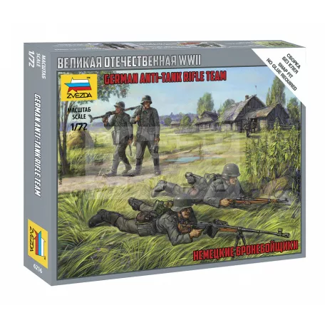 Zvezda German Anti Tank Rifle Team makett 1:72 (6216Z)