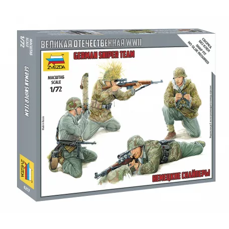Zvezda German Sniper Team makett 1:72 (6217Z)