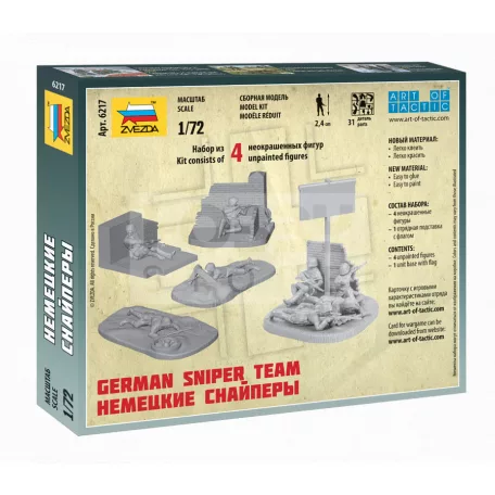 Zvezda German Sniper Team makett 1:72 (6217Z)