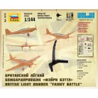 Zvezda British Light Bomber 'Fairey Battle' makett 1:144 (6218Z)