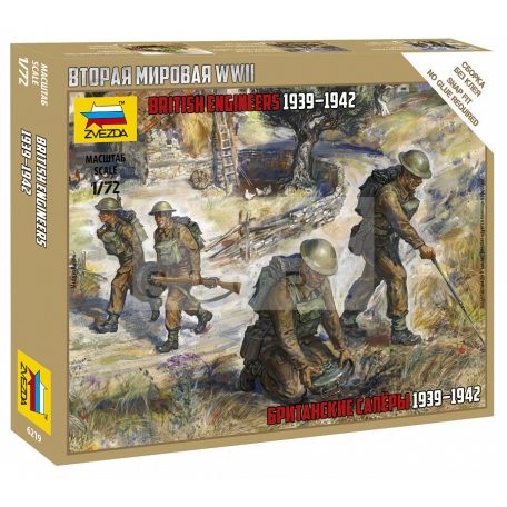 Zvezda British Engineers makett 1:72 (6219Z)