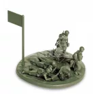 Zvezda Soviet Machine-gun w/Crew makett 1:72 (6220Z)