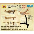 Zvezda British Bomber Bristol Blenheim IV. makett 1:200 (6230Z)