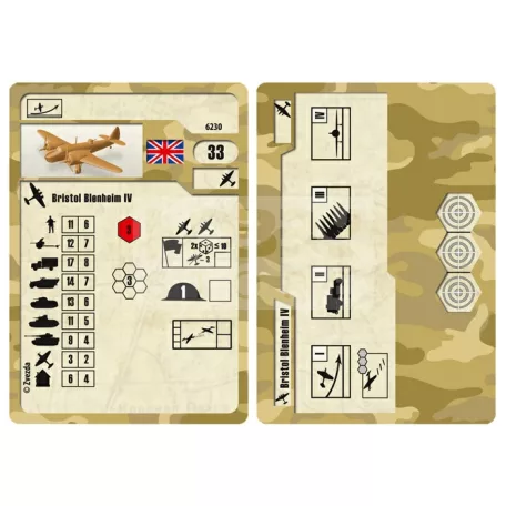 Zvezda British Bomber Bristol Blenheim IV. makett 1:200 (6230Z)