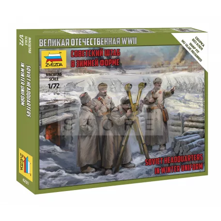 Zvezda Soviet HQ Winter makett 1:72 (6231Z)