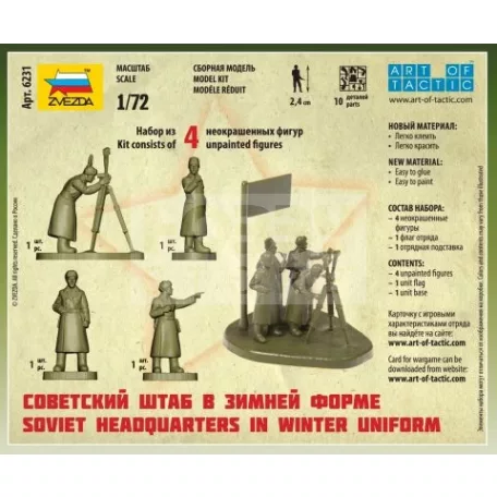 Zvezda Soviet HQ Winter makett 1:72 (6231Z)