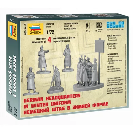 Zvezda German HQ Winter makett 1:72 (6232Z)