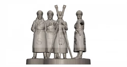 Zvezda German HQ Winter makett 1:72 (6232Z)