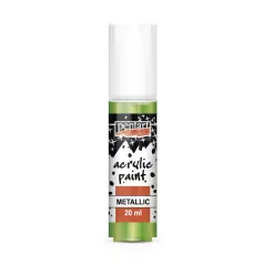   Pentart Metál világoszöld színű akrilfesték - hobbi festék 20 ml 6234