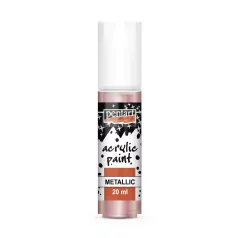   Pentart Metál rózsaszín színű akrilfesték - hobbi festék 20 ml 6236