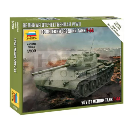 Zvezda T-44 Soviet Tank makett 1:100 (6238Z)