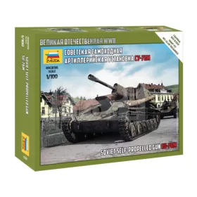 Zvezda SU-76M Soviet S.P.Gun makett 1:100 (6239Z)