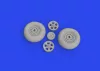 Eduard Accessories Spitfire Mk.IX wheels 5spoke 1/24 AIRFIX - kerékkészlet